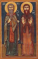 Martyr Lucian with Suchias in Georgia