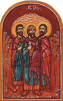 Martyr Andrew with Suchias in Georgia