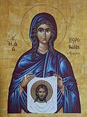 St Veronica (Bernice), a woman healed by Christ