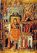 Meeting of the Vladimir Icon of the Mother of God in memory of Saving of Moscow from the Invasion of Khan Achmed