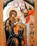 Icon of the Mother of God of &ldquo;the Uncut Mount&rdquo;