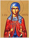 Virginmartyr Glyceria at Heraclea