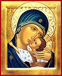 Icon of the Mother of God &ldquo;Tenderness&rdquo; of the Pskov Caves