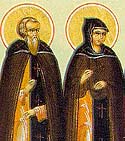 Venerable Athanasia of Egypt with her Husband