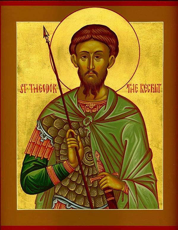 Greatmartyr Theodore the Tyro (“the Recruit”)