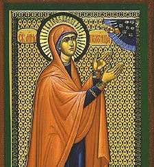 Righteous Anna the Prophetess and Daughter of Phanuel, who met the Lord ...