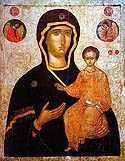 Icon of the Mother of God the Directress from the Monastery of Xenophontos on Mt Athos